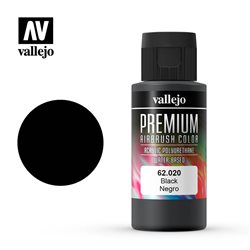 Черная. Краска акрил-уретановая Vallejo Premium/ черный