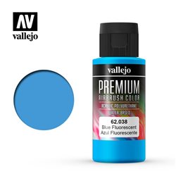 Краска акрил-уретановая Vallejo Premium/ синий флуо