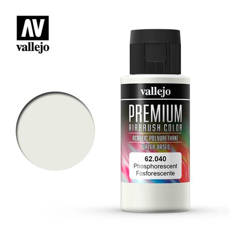 Краска акрил-уретановая Vallejo Premium/ фосфоресцентный