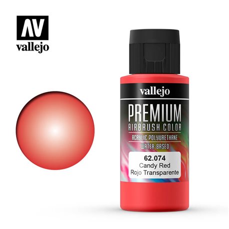 Краска акрил-уретановая Vallejo Premium/ красный candy