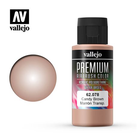 Краска акрил-уретановая Vallejo Premium/ коричневый candy