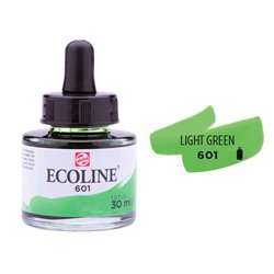 Жидкая акварель "ECOLINE" 601 Зеленый светлый