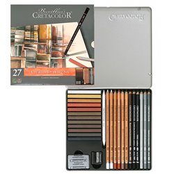 Базовый художественны набор для рисования "CREATIVO", 27 шт.