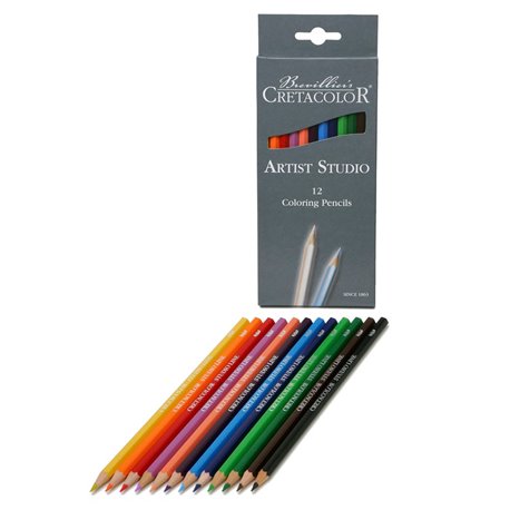 Набор акварельных карандашей Artist Studio Line, 12 цветов, картонная коробка