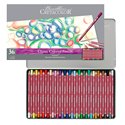 Набор профессиональных цветных карандашей "KARMINA", 36 цветов в металлической коробке с картонной обложкой