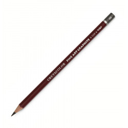 Профессиональный чернографитовый карандаш "CLEOS", твердость 4B