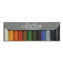 Набор цветных угольных брусков ART CHUNKY, 10 цветов + уголь и графит