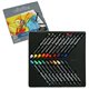 Пастель масляная водорастворимая AQUA STIC, набор 20 цветов,  металлическая коробка