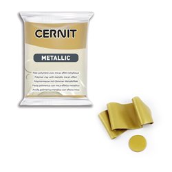 Полимерный моделин "Cernit Metallic" 56гр. темное золото