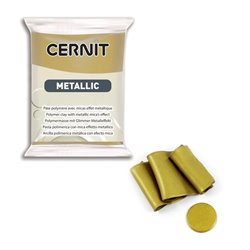Полимерный моделин "Cernit Metallic" 56гр. античное золото