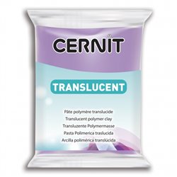 Полимерный моделин "Cernit Translucent" 56гр. прозрачн. фиолетовый 900