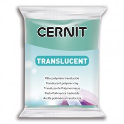 Полимерный моделин "Cernit Translucent" 56гр. прозрачный изумруд 620