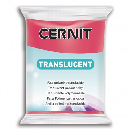 Полимерный моделин "Cernit Translucent" 56гр. прозрачн. рубин 474