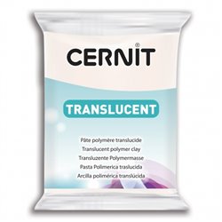 Полимерный моделин "Cernit Translucent" 56гр. прозрачный белый 005