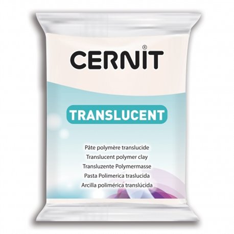 Полимерный моделин "Cernit Translucent" 56гр. прозрачн. белый 005