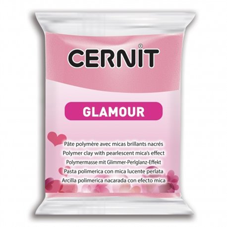 Полимерный моделин "Cernit-Glamour" 56гр./ярко-розовый перламутр.922