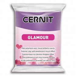 Полимерный моделин "Cernit-Glamour" 56гр./фиолетовый перламутр.900
