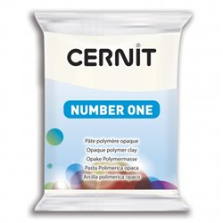 Полимерный моделин "Cernit Number One" 56гр. белый укрывистый 027
