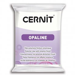 Полимерный моделин "Cernit Opaline" 56гр. белый с фарфор.эффектом