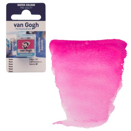 Краска акварельная Van Gogh кювета №357 Розовый