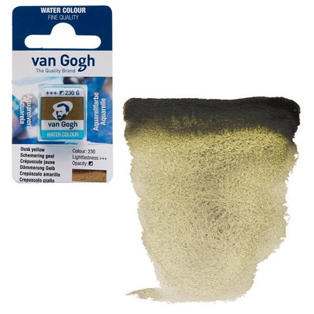 Краска акварельная Van Gogh кювета №230 Сумерочно-желтый