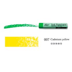 Пастель мягкая профессиональная квадратная цвет № 007 желтый кадмий