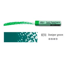 Пастель мягкая профессиональная квадратная цвет № 031 зеленый можжевельник