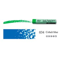 Пастель мягкая профессиональная квадратная цвет № 034 синий кобальт