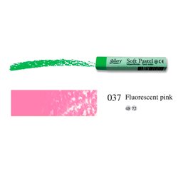 Пастель мягкая профессиональная квадратная цвет № 037 флуоресцентный розовый