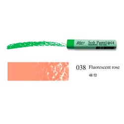 Пастель мягкая профессиональная квадратная цвет № 038 флуоресцентная роза