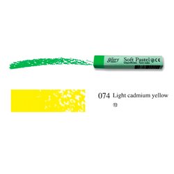 Пастель мягкая профессиональная квадратная цвет № 074 светлый желтый кадмий