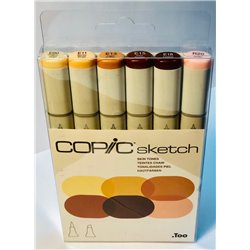 Набор маркеров COPIC sketch Skin Tones (6 цв.)