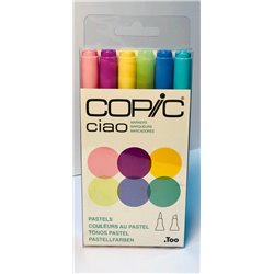 Набор маркеров COPIC CIAO Пастельные цвета (6цв)