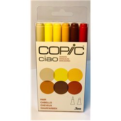 Набор маркеров COPIC CIAO Волосы (6цв)