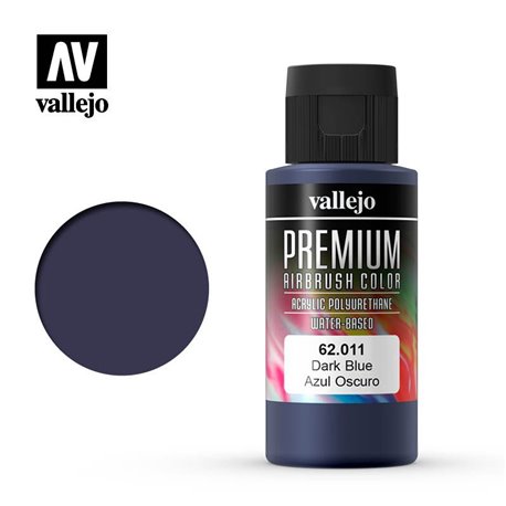 Краска акрил-уретановая Vallejo Premium/ синий темный