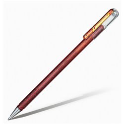 Гелевая ручка с чернилами "хамелеон" Hybrid Dual Metallic, 1,0 мм, оранжевый + желтый металлик