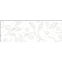 Бумага с объемным металлическим рисунком 50х70 см, 140 г/м2 FESTIVAL / СЕРЕБРО МОНРЕАЛЬ