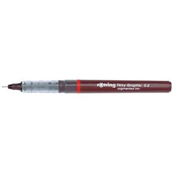Гелевая ручка "Tikky Graphic" Rotring, черн., толщ. гриф. 0,2мм