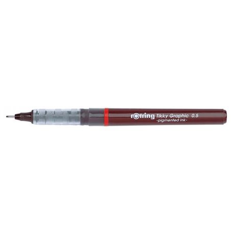 Гелевая ручка "Tikky Graphic", черн., толщ. гриф. 0,5мм