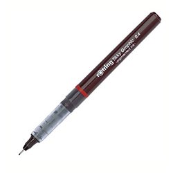 Гелевая ручка "Tikky Graphic" Rotring, черн., толщ. гриф. 0,4мм