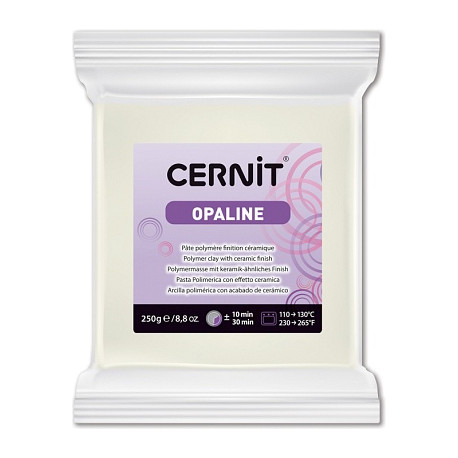 Полимерный моделин "Cernit Opaline" 250 гр./белый 010