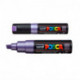 Маркер POSCA PC-8K, фиолетовый металлик, до 8.0 мм, скошенный наконечник