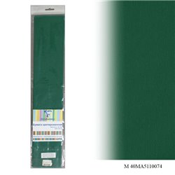 Бумага крепированная. 30 г/м2 , 200х50 см /Зеленый бутылочный