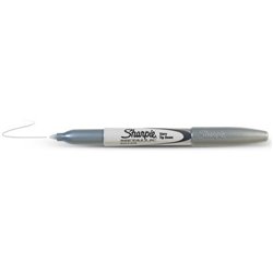 Перманентный маркер Sharpie Store Tip Down Rotring, серебристый металлик