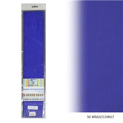 Бумага крепированная. 30 г/м2 , 200х50 см /Синяя