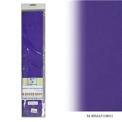 Бумага крепированная. 30 г/м2 , 200х50 см /Пурпурная