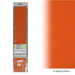 Бумага крепированная. 30 г/м2 , 200х50 см /Оранжевая