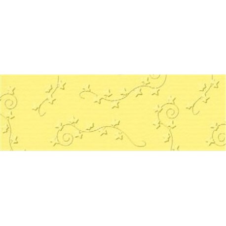Картон тесненый Elegance "Плющ", 220 г/см, 23х33 см, св.желтый