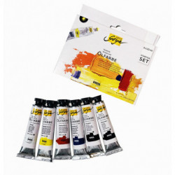 Набор масляных красок "Solo Goya" в картон.коробке/6 цв.по 20 мл