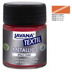 Краска по тканям МЕДЬ "Javana Textil Metallic", 50мл
